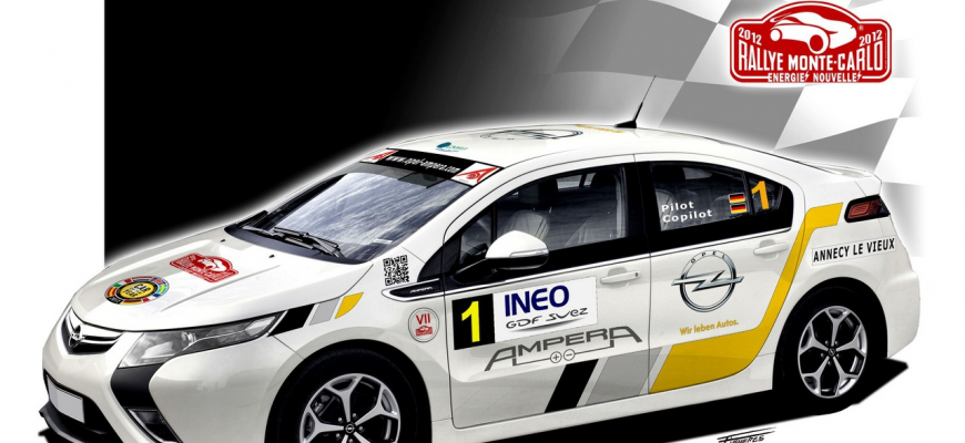 Opel Ampera vyhral Rally Monte Carlo